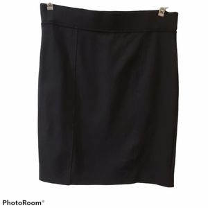Dalia Black Pencil Skirt Stretch Large